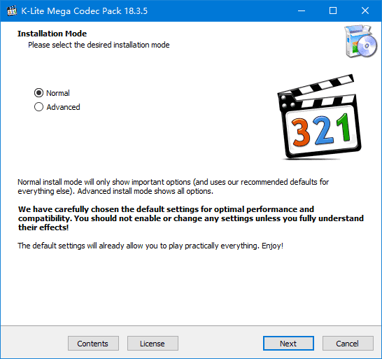 K-Lite Mega/FULL Codec Pack(视频解码器) v18.9.5 / 18.9.6 Beta