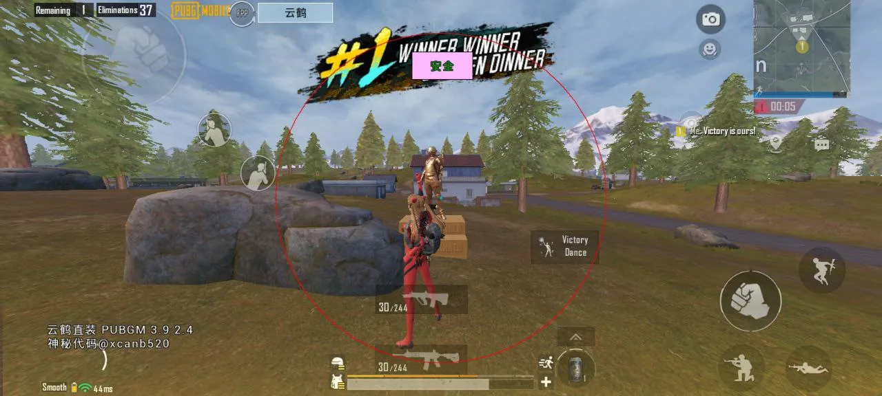 PUBG国际服·云鹤直装多功能辅助公益版